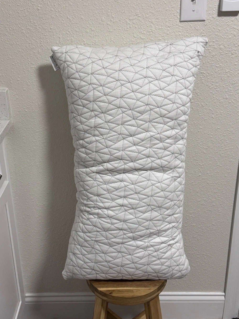 Coop Home Goods Original Adjustable King Pillow Shredded Memory Foam EUC